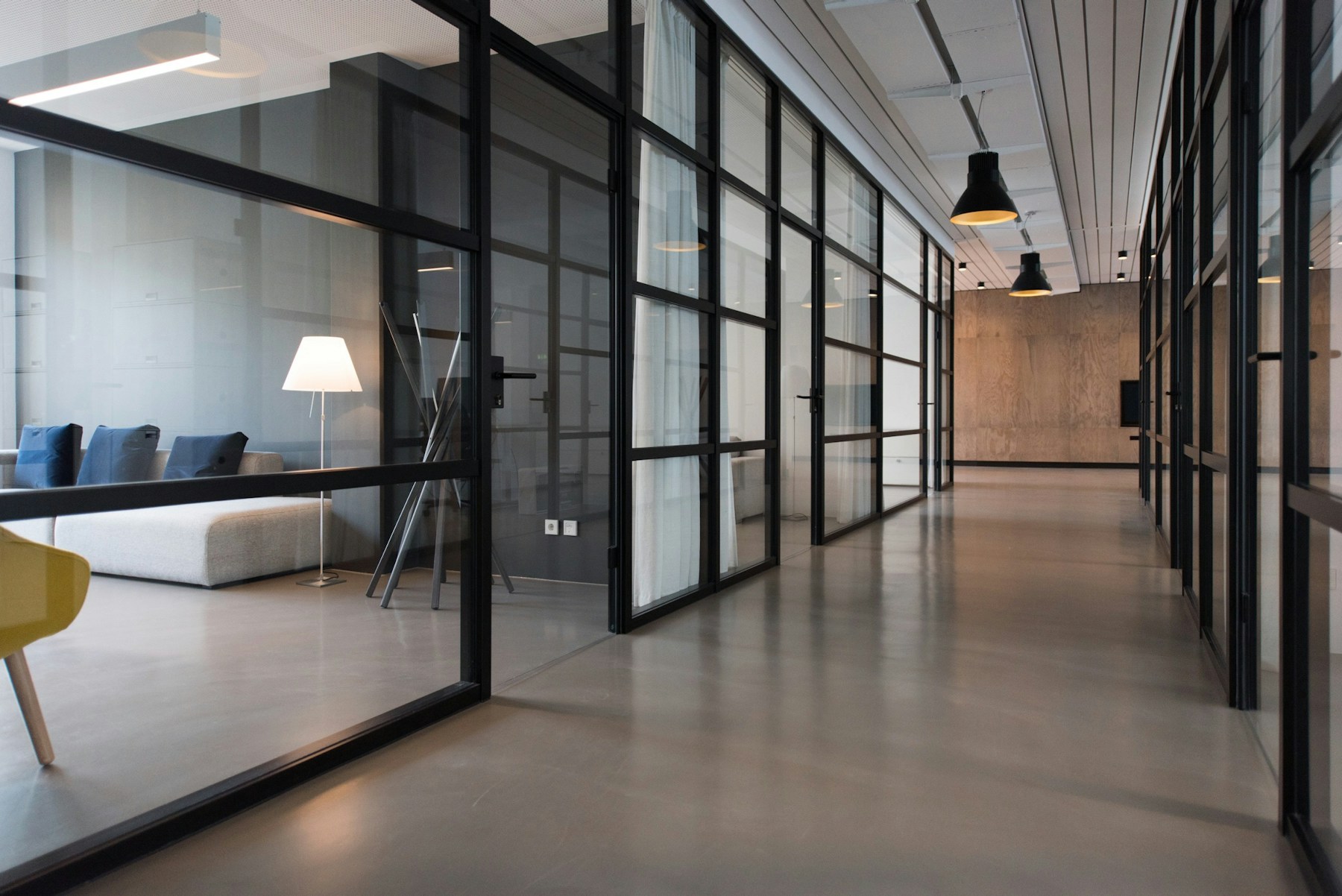 Contemporary professional workspace, illustrative photography